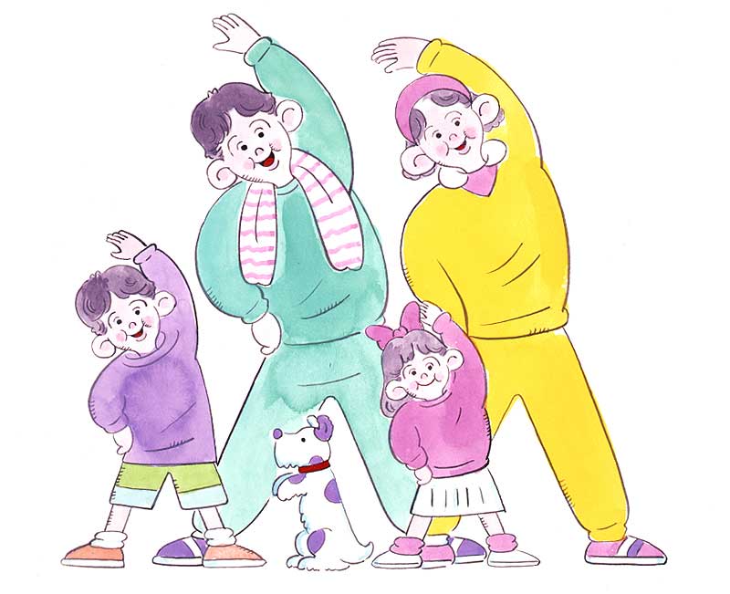 体力造り強調月間の画像